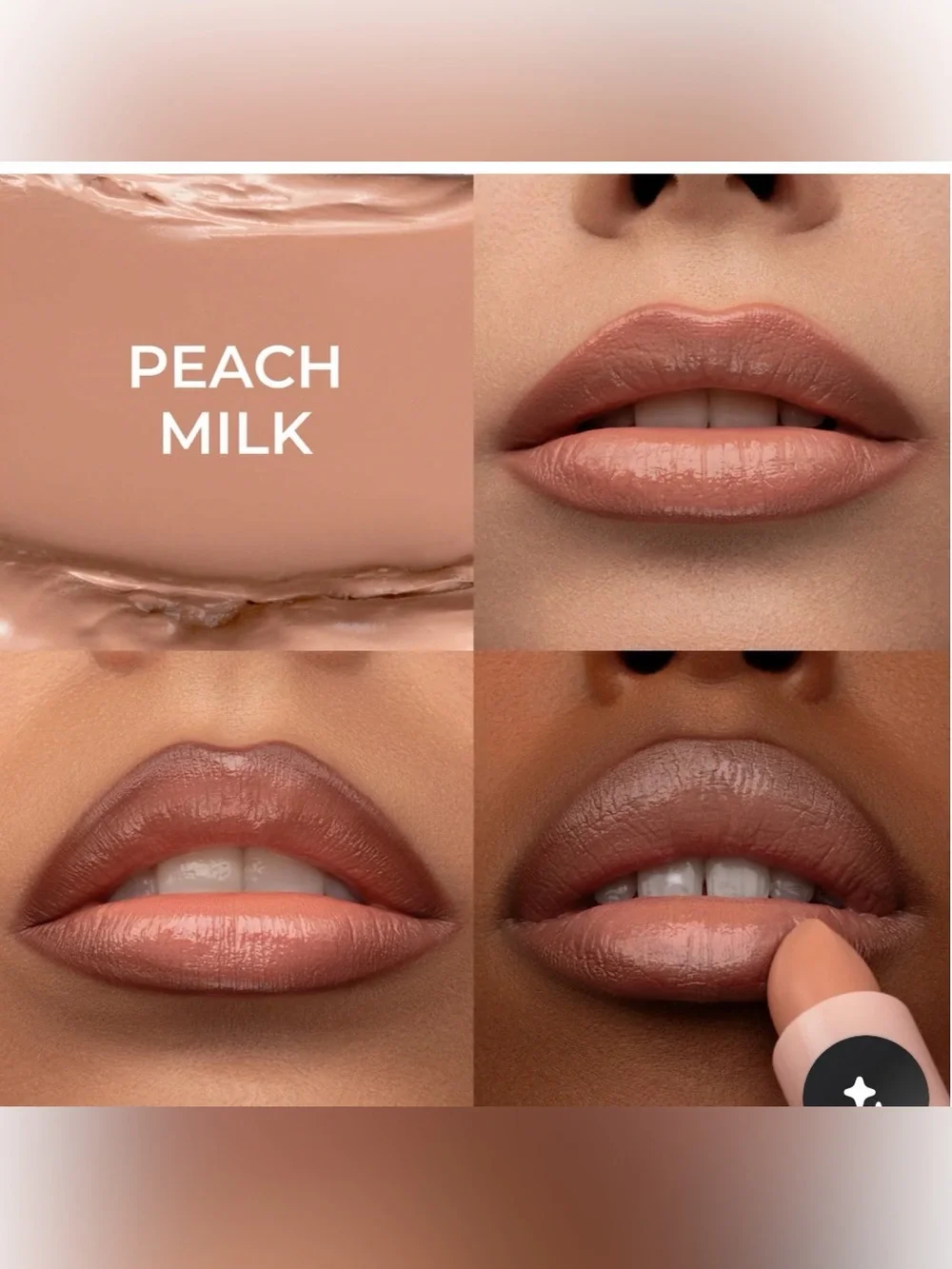 Natasha Denona My Dream Concealer Lipstick in Peach Milk